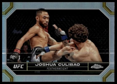 2024 Topps Chrome UFC #101 Joshua Culibao Refractor (BAD SCAN - NO ISSUES) - Image 1 of 2