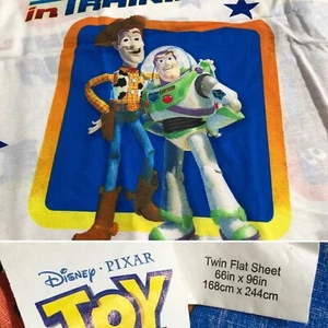 Toy Story Twin Flat Sheet Disney Pixar Protecting Toys Everywhere - Picture 1 of 8