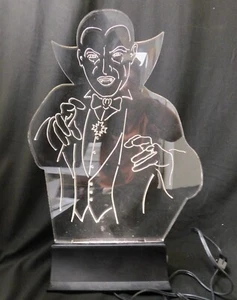 Dracula Vampire Illuminated Acrylic Statue Trusiani Halloween Movie Limited - Foto 1 di 4
