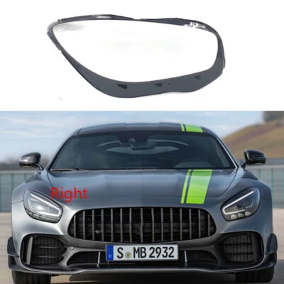 Right Side Headlight Lens Cover For Mercedes-Benz C190 AMG GT 2016-2018  - Изображение 1 из 4