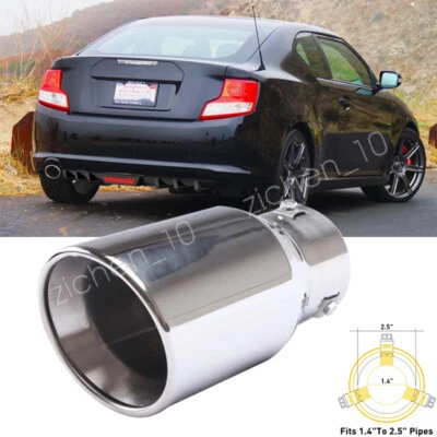 Exhaust Pipe Tip Rear Tail Throat Muffler Stainless Steel For Scion tC 2005-2016 - Изображение 1 из 4