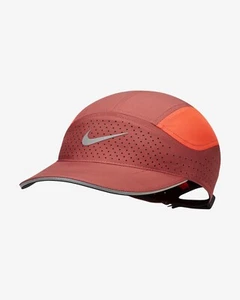 NIKE AEROBILL TAILWIND (BV2204-691) RUNNING CAP ADULT UNISEX 1 Sz BRIGHT CRIMSON - Picture 1 of 7