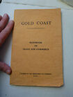 1953 old booklet Gold Coast handbook trade commerce ACCRA with bits at the end