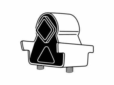 For 1984 Chrysler E Class Transmission Mount 93189JQ - Image 1 of 2