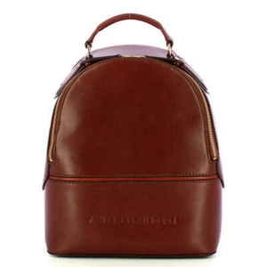 NEW The Bridge - Daphne Marrone Small Backpack - 441253FH - MARRONE/14/ORO AUTHE - Picture 1 of 4