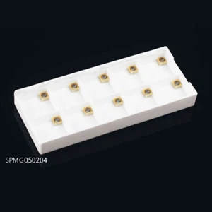10P SPMG050204 Indexable CNC Carbide U Drill Inserts SPMG For SP 13-15.5 U-drill - Picture 1 of 7