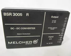Convertidor Melcher DC-DC 16-38VDC en 5 VDC 6A salida BSR 3005 R BSR3005R - Imagen 1 de 4
