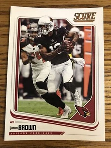 Jaron Brown 2018 Score Cardinals Card #8   *6524* - Picture 1 of 1