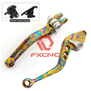 For YAMAHA YZF R1/R1M R125 R15 V-MAX Short Camouflage Brake Clutch Lever Coloful - Picture 1 of 11