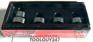 SNAP ON TOOLS 24 27 35 36 mm + 1 1/4" 4-piece Oil Fuel Filter Socket Set OFSKIT - Picture 1 of 6