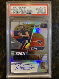 2022 Donruss Elite BAILEY ZAPPE TURN/CENTURY AUTO PSA GEM MINT 10/AUTO 10 RC! - Picture 1 of 2