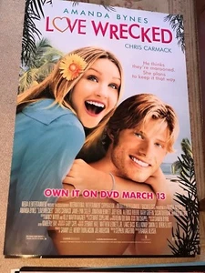 LOVE WRECKED - AMANDA BYNES -POSTER - 27 X 40 INCH B1 - Picture 1 of 1