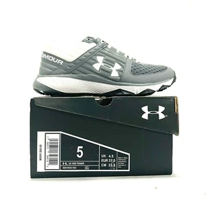 Under Armour Baseball Shoes, Men's 3021935, Yard Trainers, Grey Size 5 - Picture 1 of 8