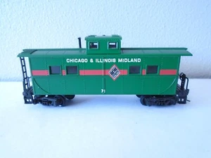 Mantua Ho Cupola Caboose car, Chicago & Illinois Midland 71 - Picture 1 of 2