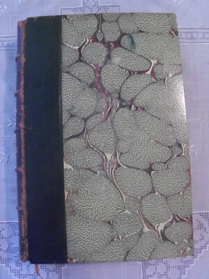 1901 Leather Alphonse Daudet Theatre III w/  2 BOOKPLATES Heraldic & Art Nouveau Foto 1 de 4