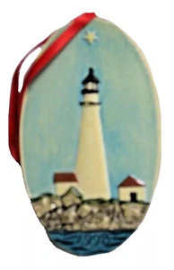 SEBASTIAN MINIATURE SML-704 Eastern Star Lighthouse Ornament 8420 - Picture 1 of 2