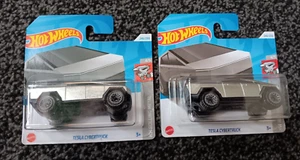 Hot Wheels TESLA CYBERTRUCK x2 (2024 246/250 Q Case) - Picture 1 of 1