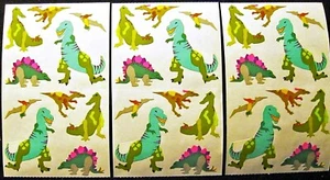 Mrs Grossman drei Blätter Vintage 4x6 Zoll "Dinasaurs" Aufkleber (c-1993) - Bild 1 von 1