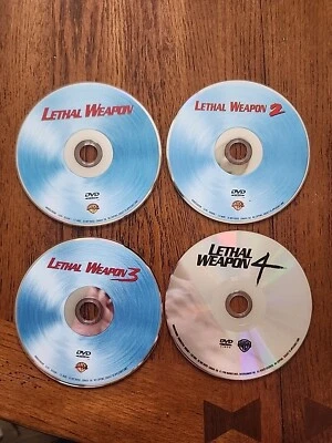 Lethal Weapon 1-4 Collection Discs Only Foto 1 de 4