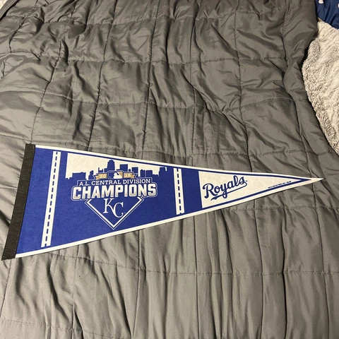 MLB Kansas City Royals Vintage 2015 AL Central Division Champions Logo Pennant Cover
