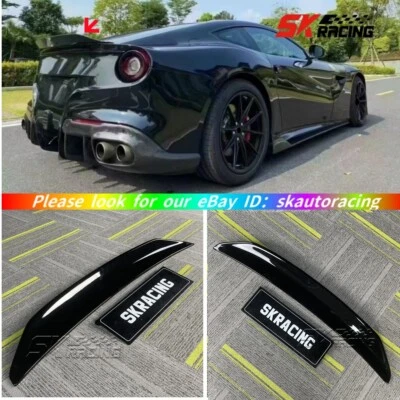 Alerón trasero negro brillante para Ferrari F12 Berlinetta cupé 2013-2017 Foto 1 de 4