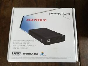 boitier Peekton Jigapeek 35 pour disque dur 3,5" externe