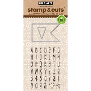 Hero Arts Stamp & Die Cuts Alpha Tabs - Picture 1 of 1