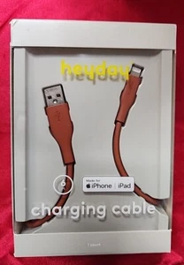 6 ft. Lightnin To USB Charging Cable, By Heyday. DC 5V/2.4A Output. - Picture 1 of 2