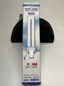 Satco S8309 CFS9W/850 9W 2-Pin G23 T4 CFL 5000k Natural Light - Picture 1 of 7