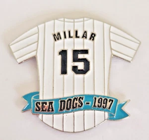 Portland Sea Dogs Kevin Millar Pin _ 1997 #15 Jersey Lapel Pin _ Tie Tack - Picture 1 of 3