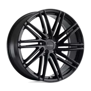 Set of 4 Petrol P1C Wheels 19X8 5X4.5 GLOSS BLACK 40MM - Picture 1 of 1