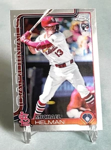 Michael Helman 2025 Topps Chrome Baseball #104 Rookie RC St. Louis Cardinals - Picture 1 of 3