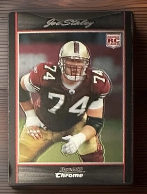 2007 BOWMAN CHROME JOE STALEY RC SAN FRANCISCO 49ERS #BC42 - Image 1 of 2