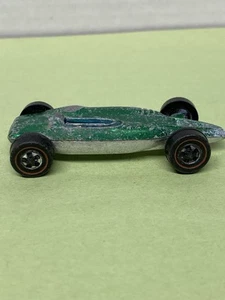 Vintage 1969 Hot Wheels Shelby Turbine Green w Black Interior Redline - Picture 1 of 7