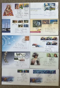 2004 SET 10 DECIMAL STAMP FIRST DAY COVERS ALL DIFFERENT - GOING CHEAP #P53 - Picture 1 of 1