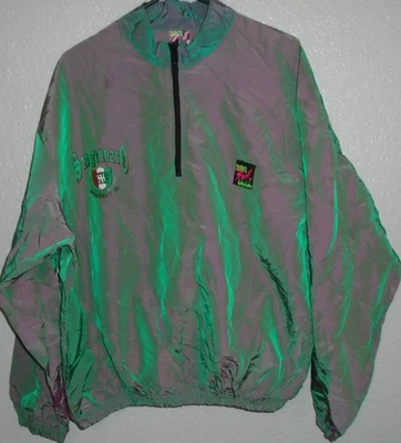Vintage Surf Style Pullover Jacket  Windbreaker Iridescent 90s Retro XL -XXL - Image 1 of 4