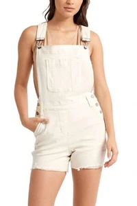 Judy Blue high rise garment dyed cutoff shortalls size S - Picture 1 of 1
