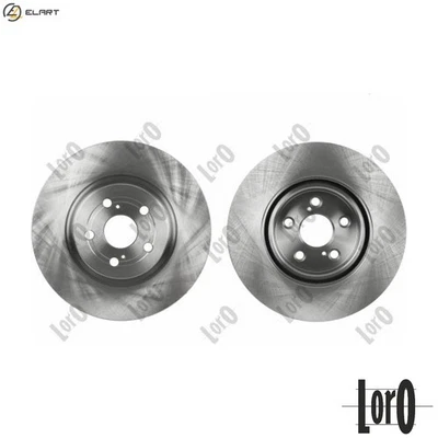 2x BRAKE DISC 231-03-088 FOR TOYOTA 2AZ-FSE 2.4L 1CD-FTV 2.0L 1AZ-FSE 2.0L 4cyl - Image 1 of 4