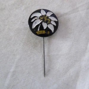 Abzeichen Anstecknadel Edelweis 1914 - 1916 1.WK WW1 (EE254) - Bild 1 von 7