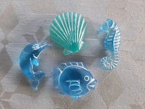 Meerestiere Fische 4 Stück Deko - Bild 1 von 3