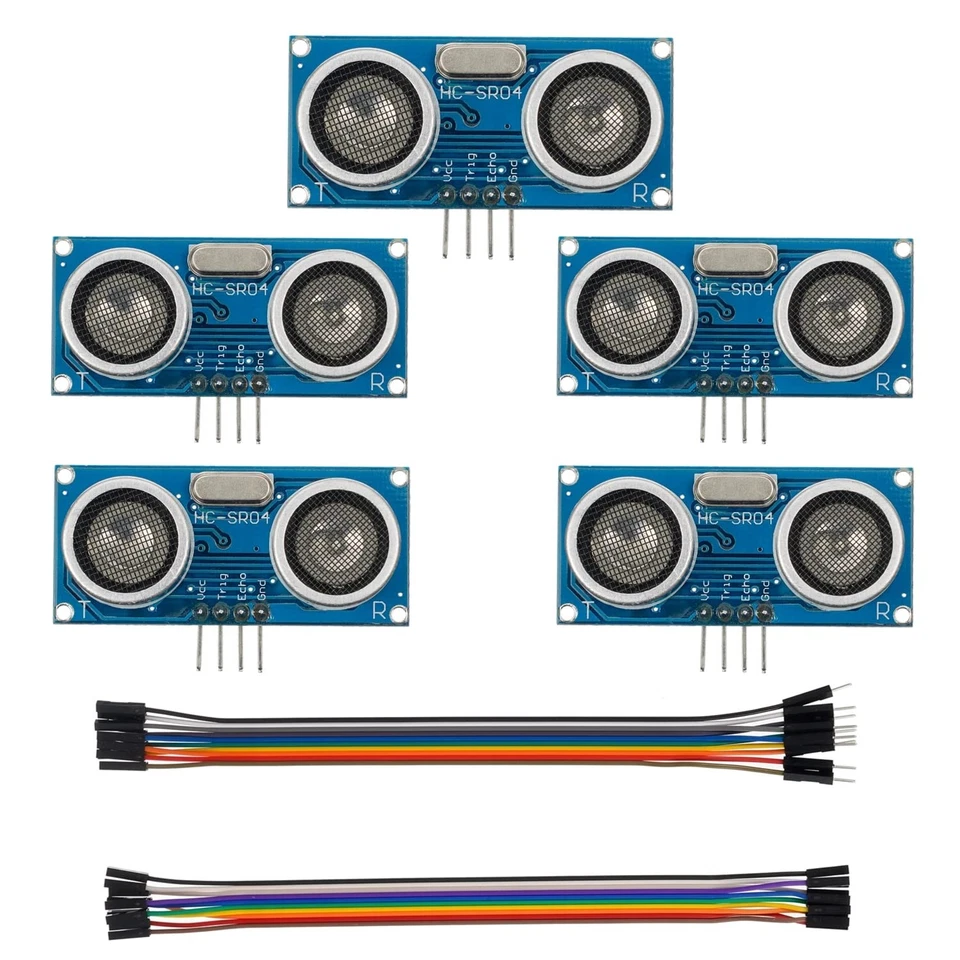 5x Hc-sr04 Ultraschall Sensor Distanzmodul f. Arduino Uno Mega Nano Roboter - Bild 1 von 4