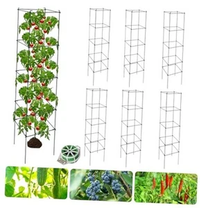 6 Packs Tomato Cages for Garden, 12"×12"×56" Plant Support 12"×12"×56" 6 Packs - Picture 1 of 8