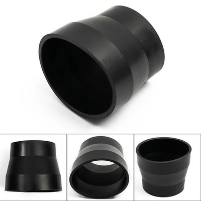 1x Car Black Air Intake Filter System Pipe Tube Rubber Connector 76mm-63mm Parts - Image 1 of 4