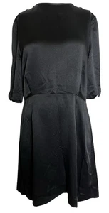 Marc by Marc Jacobs sexy kleines schwarzes Kleid 100 % Seide gerafft hinten Gr.10 sehr guter Zustand - Bild 1 von 9