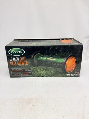 Scotts Scott's 16 pulgadas Cortacésped manual con carrete de empuje (415-16S) Foto 1 de 3