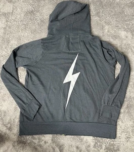 Aviator Nation Zip Up Hoodie Venice beach CA Men’s XL Lightning Bolt Surfer - Picture 1 of 10