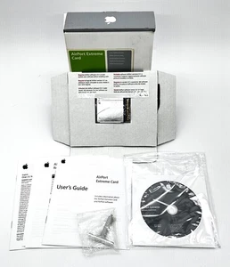 Apple AirPort Extreme Wireless Card A1026 Box Software Manuals 825-6360 OPEN BOX - Afbeelding 1 van 14