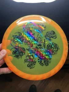 Discraft Fuzed Z Glo “Ring Of Halloween” Buzzzsaw Buzzz LE Big Bee Misprint - Picture 1 of 6