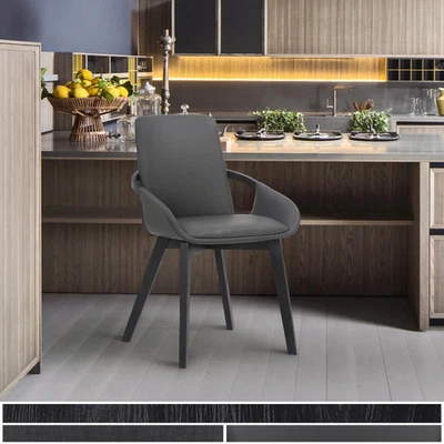 Greisen Modern Upholstered Wood Dining Room Chair - Image 1 of 4