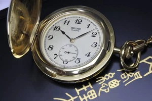 Prime Minister s Gift Pocket Watch SEIKO High Quality Quartz Pocket Watch with B - Picture 1 of 10